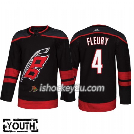 Børn NHL Carolina Hurricanes Trøje Haydn Fleury 4 Adidas 2018-19 Alternate Authentic